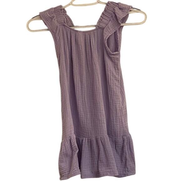 Wonder Nation Cotton Lavendar Summer Girls Dress Size 5T Back to School - Picture 1 of 4